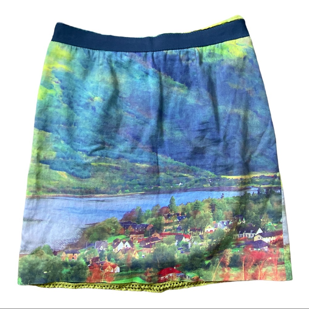 ANTHROPLOGIE Meadow Rue River School Skirt